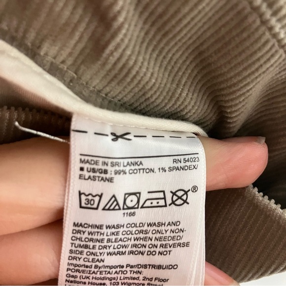 Banana Republic slim fit traveler corduroy pants khaki tan men’s size 32 x 32 - Picture 4 of 6